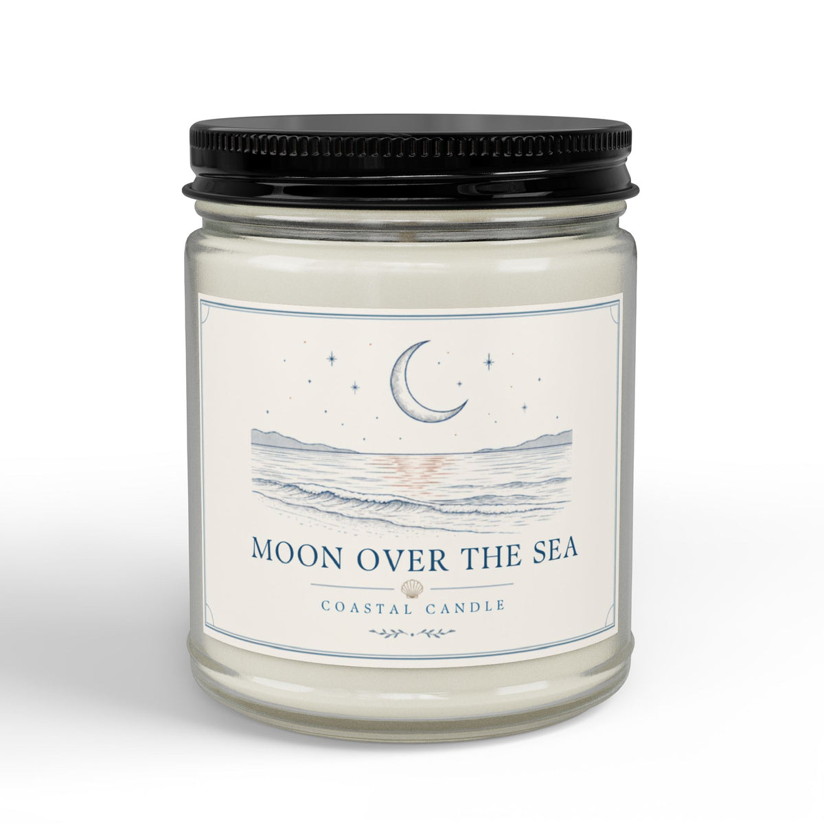Moon Over the Sea Soy Candle - Seaside Scented Candle