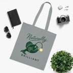 Anglerfish 'Naturally Brilliant'  Cotton Tote Bag