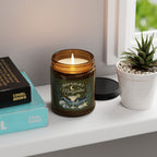 "Midnight Margaritas" Scented Soy Candle, Amber Jar Candle