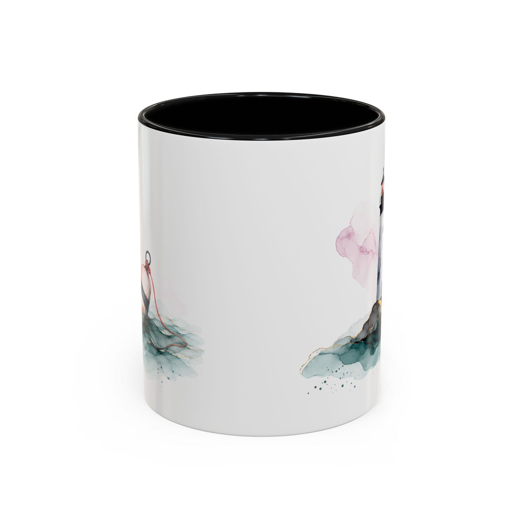 Lighthouse and Buoy Ceramic Mug