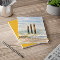 Coastal Journal with Seagull Illustration - Yellow