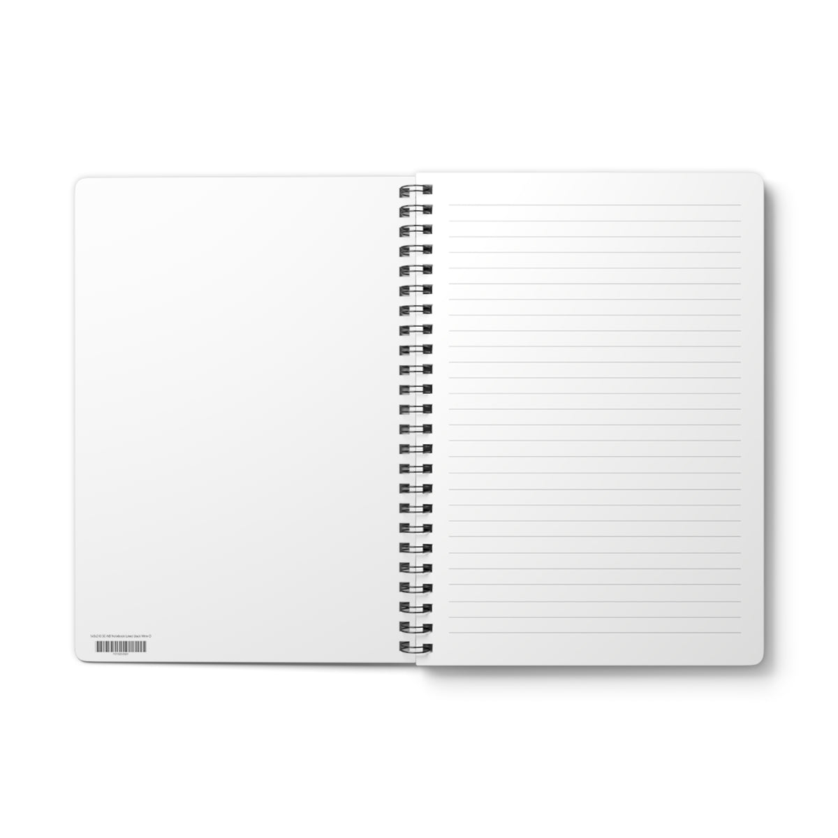 Seagull Pattern A5 Spiral Notebook —  Yellow