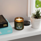 "Midnight Margaritas" Scented Soy Candle, Amber Jar Candle