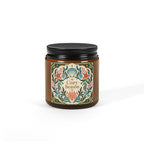 Cozy Season Coastal Soy Candle,  Amber Jar Nautical Candle