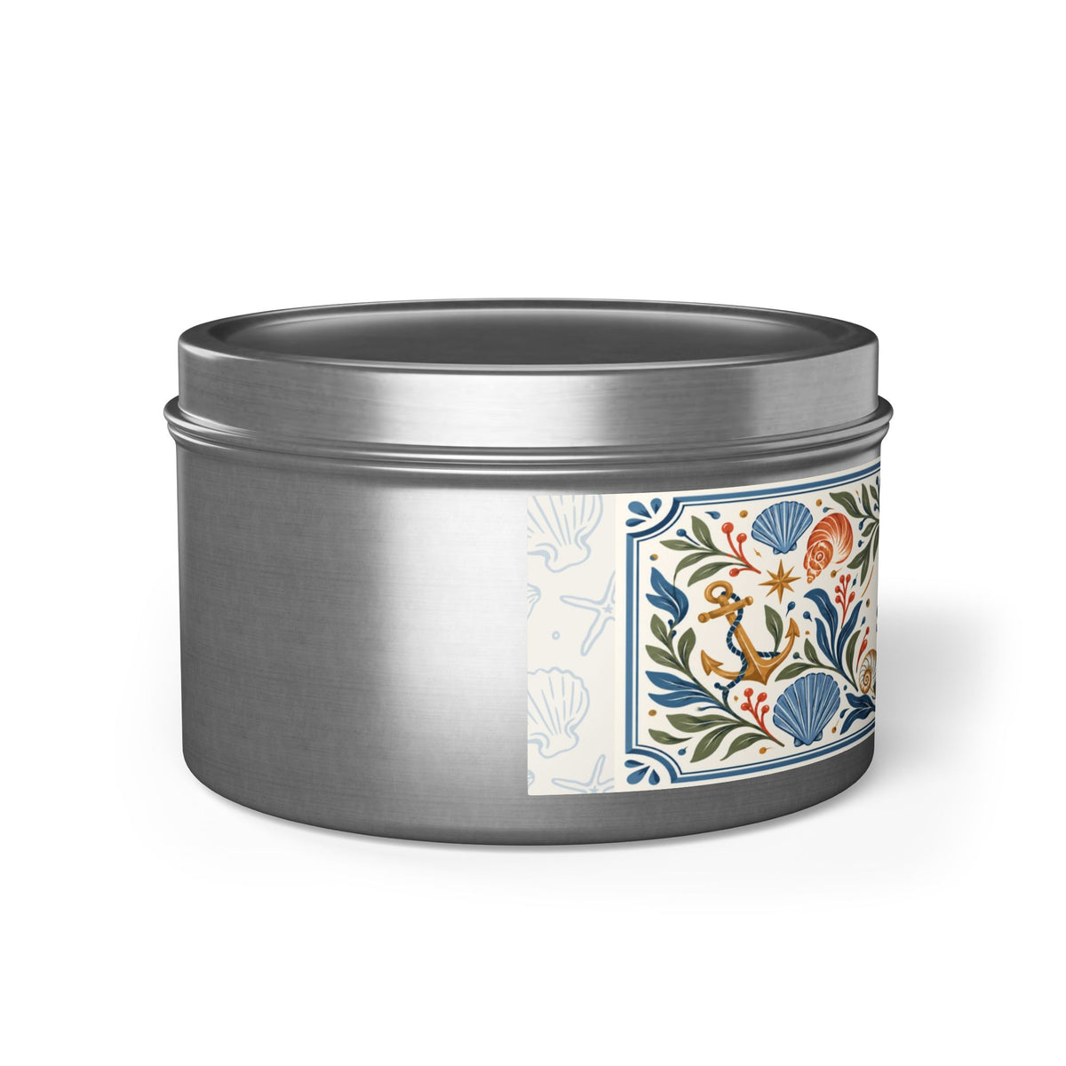 Cozy Season Coastal Candle Tin, Autumn Ocean-Inspired Candle