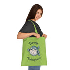 "Deeply Unimpressed" Pufferfish Cotton Tote Bag