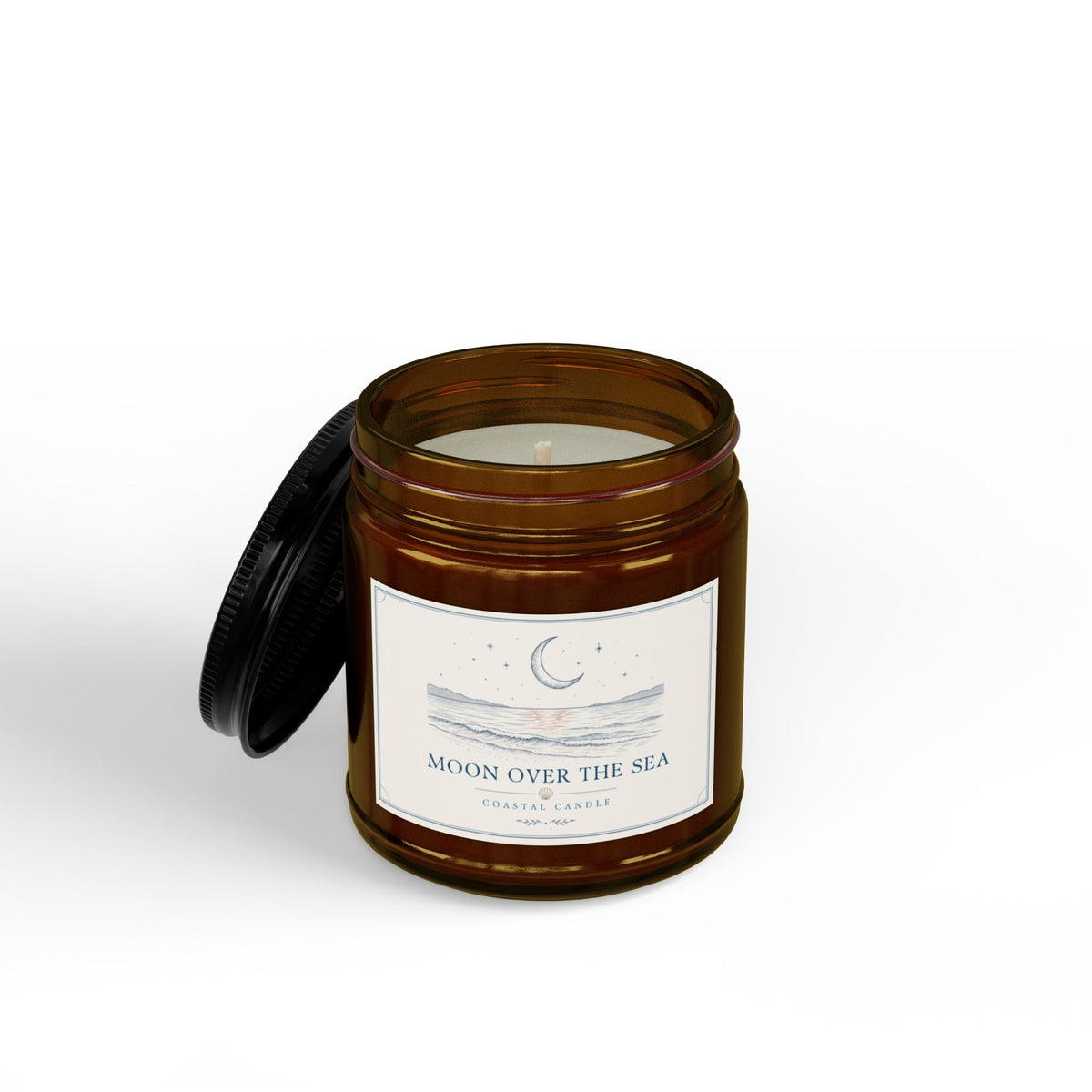 Moon Over the Sea Soy Candle - Seaside Scented Candle