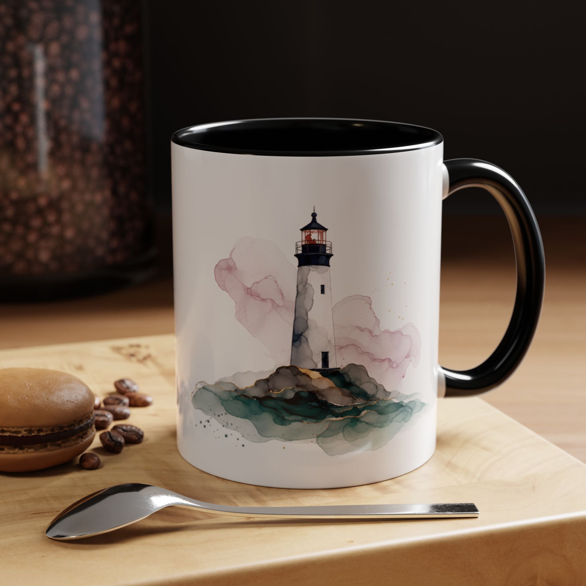 Lighthouse and Buoy Ceramic Mug
