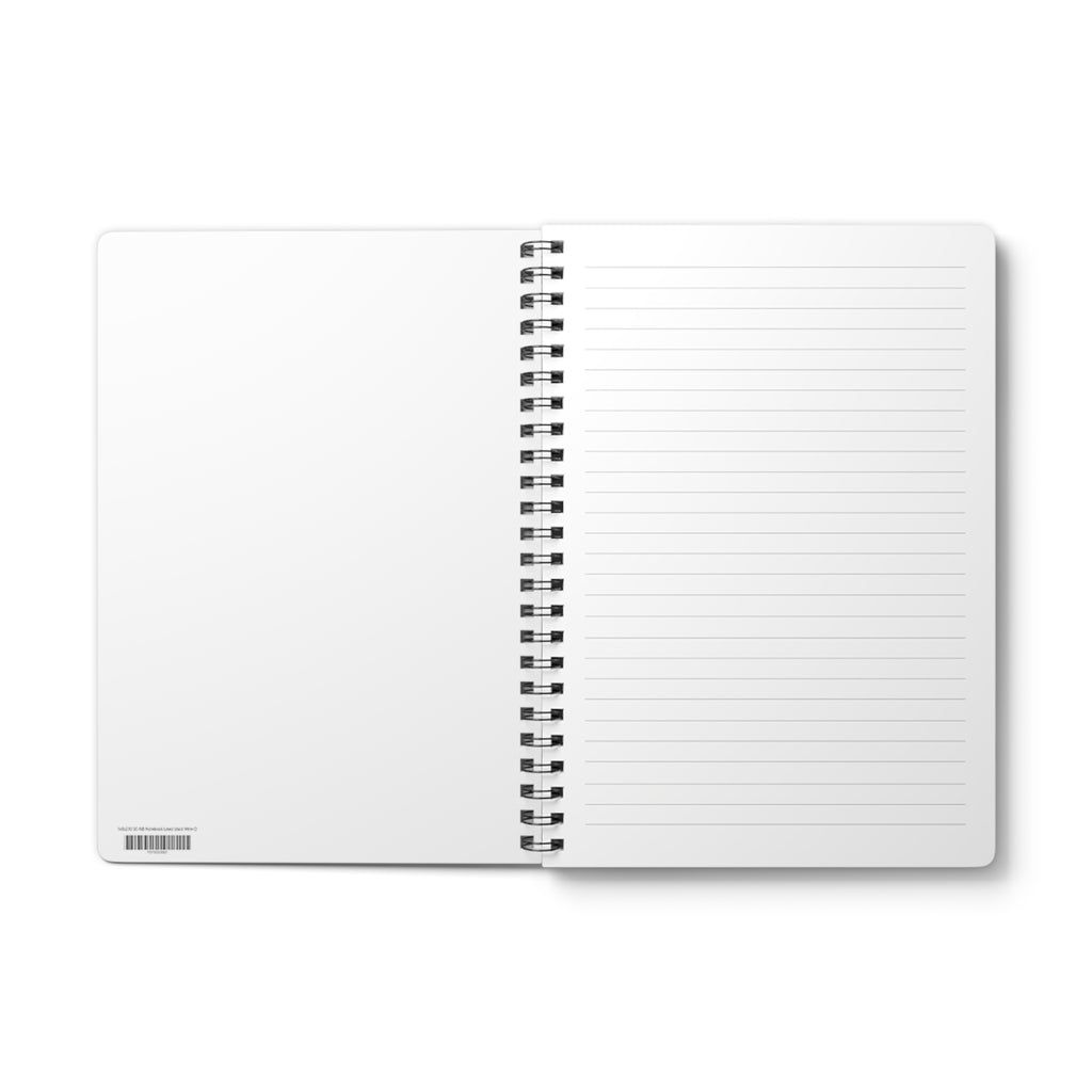 Seagull Pattern A5 Spiral Notebook -  Blue