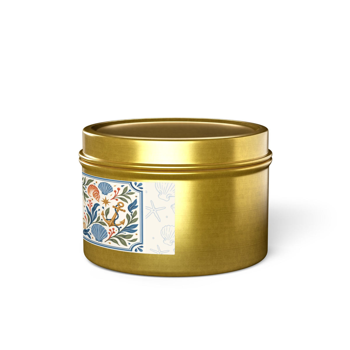 Cozy Season Coastal Candle Tin, Autumn Ocean-Inspired Candle