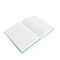 Ocean Wave Notebook with Starfish & Fish Design - Hardcover Journal