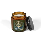 "Midnight Margaritas" Scented Soy Candle, Amber Jar Candle