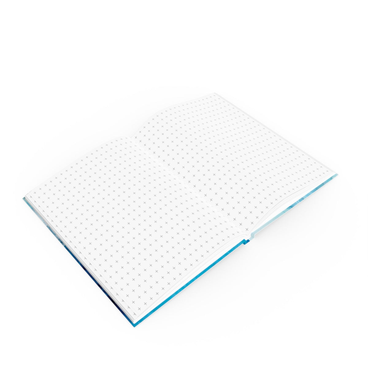 Ocean Wave Notebook with Starfish & Fish Design - Hardcover Journal