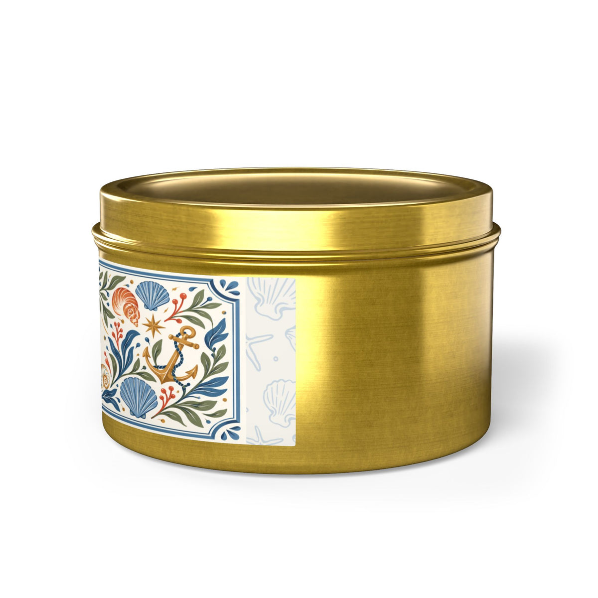 Cozy Season Coastal Candle Tin, Autumn Ocean-Inspired Candle