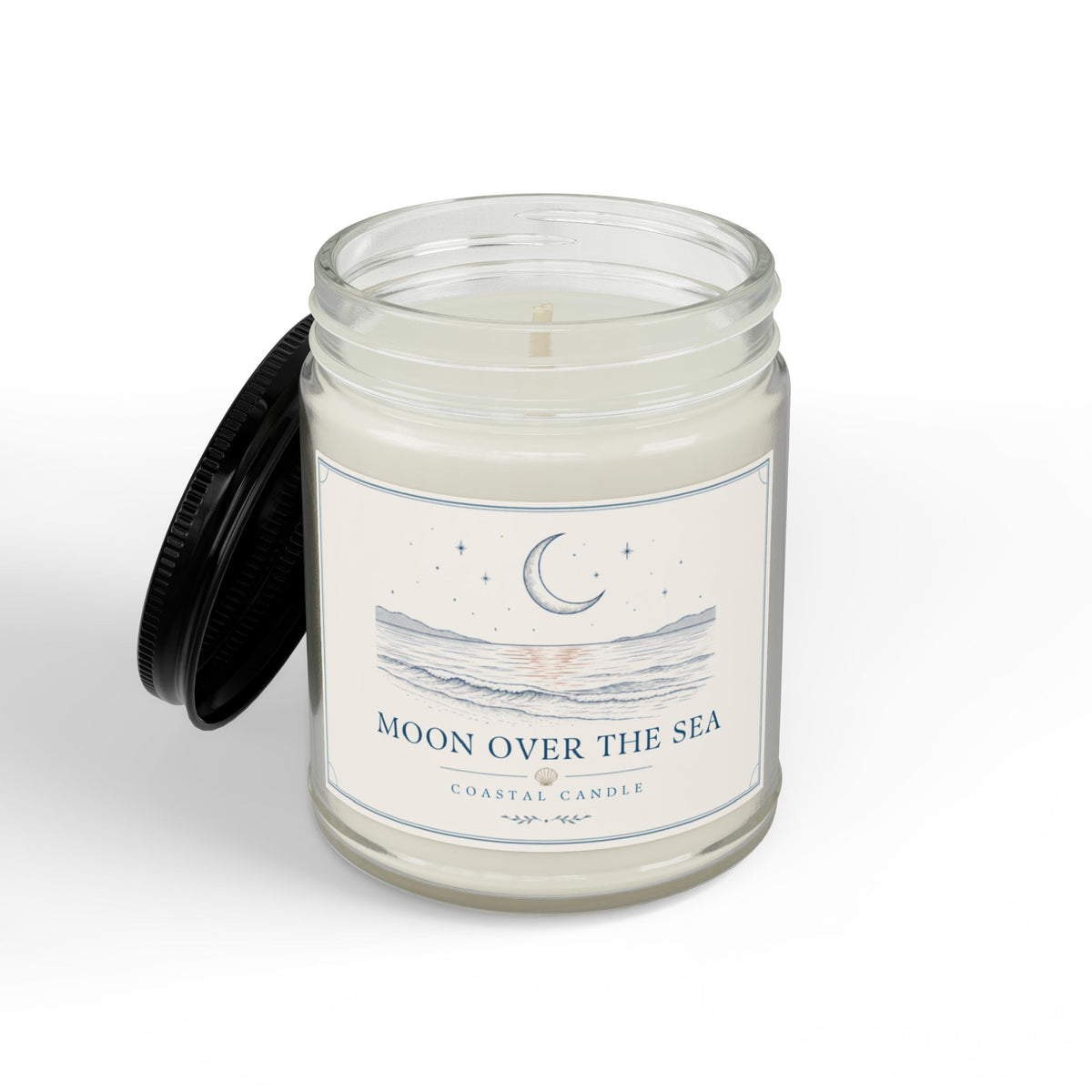 Moon Over the Sea Soy Candle - Seaside Scented Candle