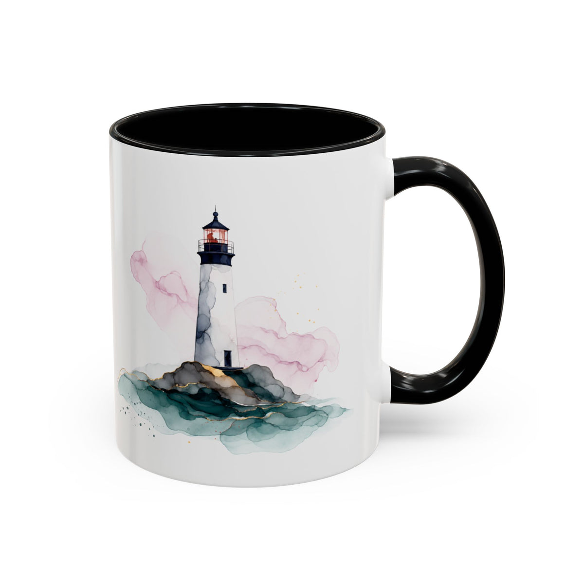 Lighthouse and Buoy Ceramic Mug