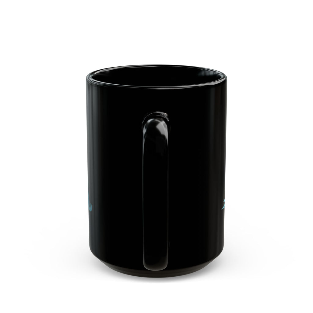 Black Cat Sunset Mug – "Life Is Better With Sea Breeze & Cat Cuddles"
