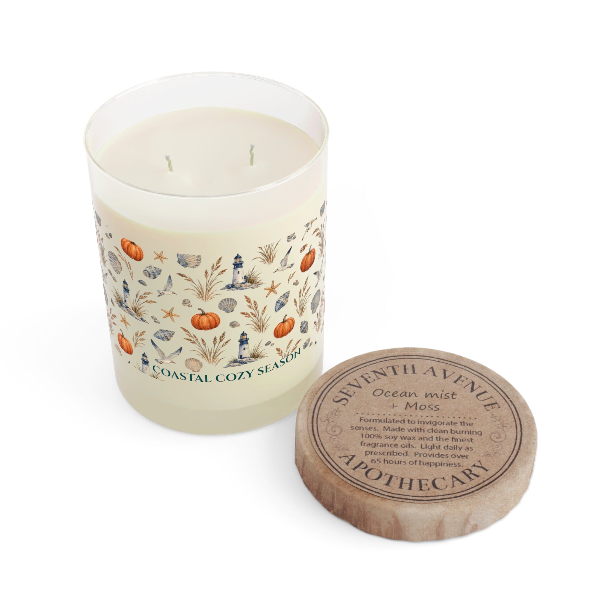 Coastal Cozy Season Soy Candle, 11 oz Fall Coastal Candle