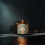 Cozy Season Coastal Soy Candle,  Amber Jar Nautical Candle