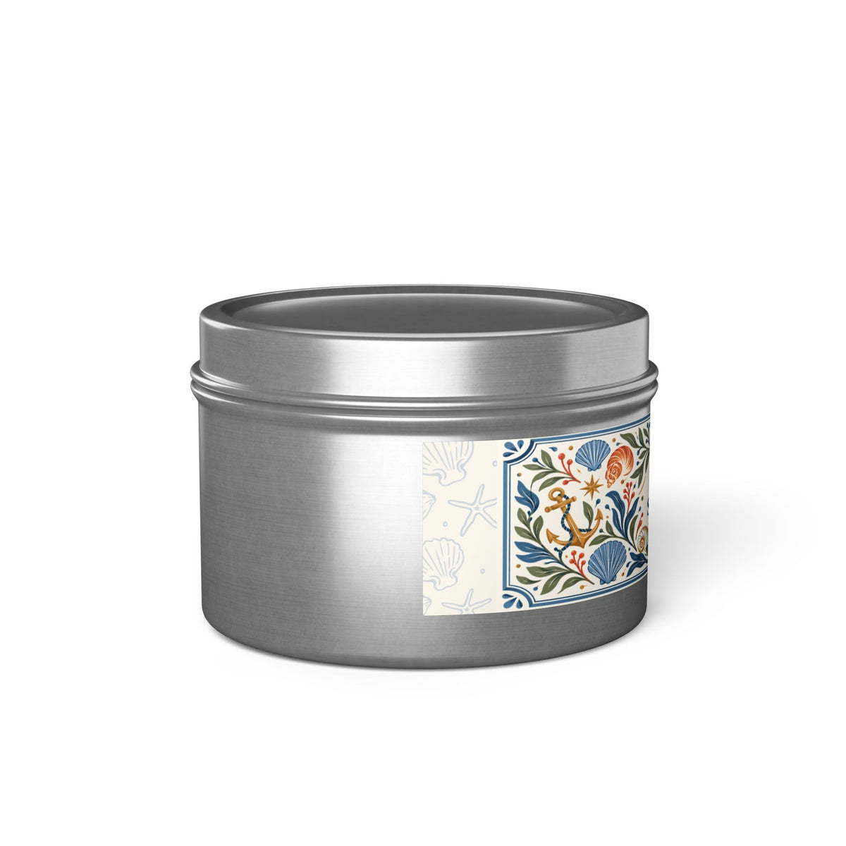 Cozy Season Coastal Candle Tin, Autumn Ocean-Inspired Candle