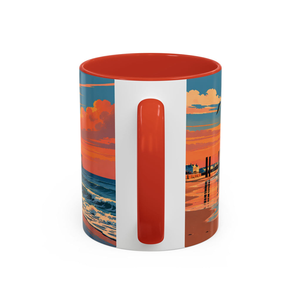 Brighton West Pier Sunset Mug, Seaside Art Coffee Cup – Tide and Tone ...