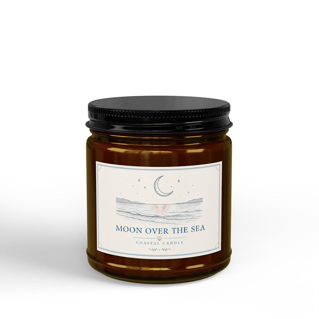 Moon Over the Sea Soy Candle - Seaside Scented Candle