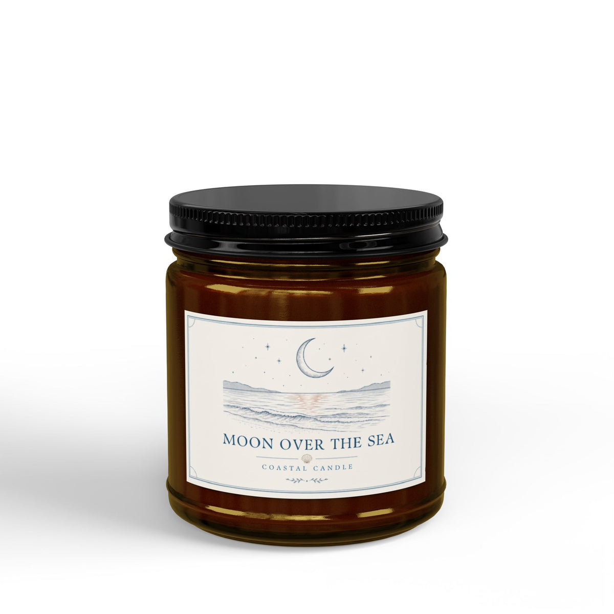 Moon Over the Sea Soy Candle - Seaside Scented Candle