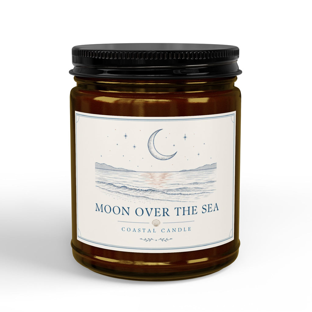Moon Over the Sea Soy Candle - Seaside Scented Candle