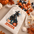 Witch Halloween Favor Bag, Personalized Halloween Treat Candy Gift Bag