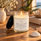 Moon Over the Sea Soy Candle - Seaside Scented Candle