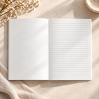 'Bright Ideas' - Lighthouse Illustration A5 Softcover Notebook