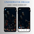 Ocean Phone Wallpaper Bundle, 5 Coastal Lock & Home Screen Sets